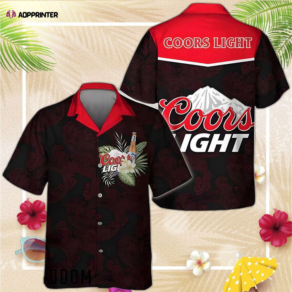 Coors Light Hawaiian Shirt For Men Women Tribal Pattern Best Gift For Beer Lovers