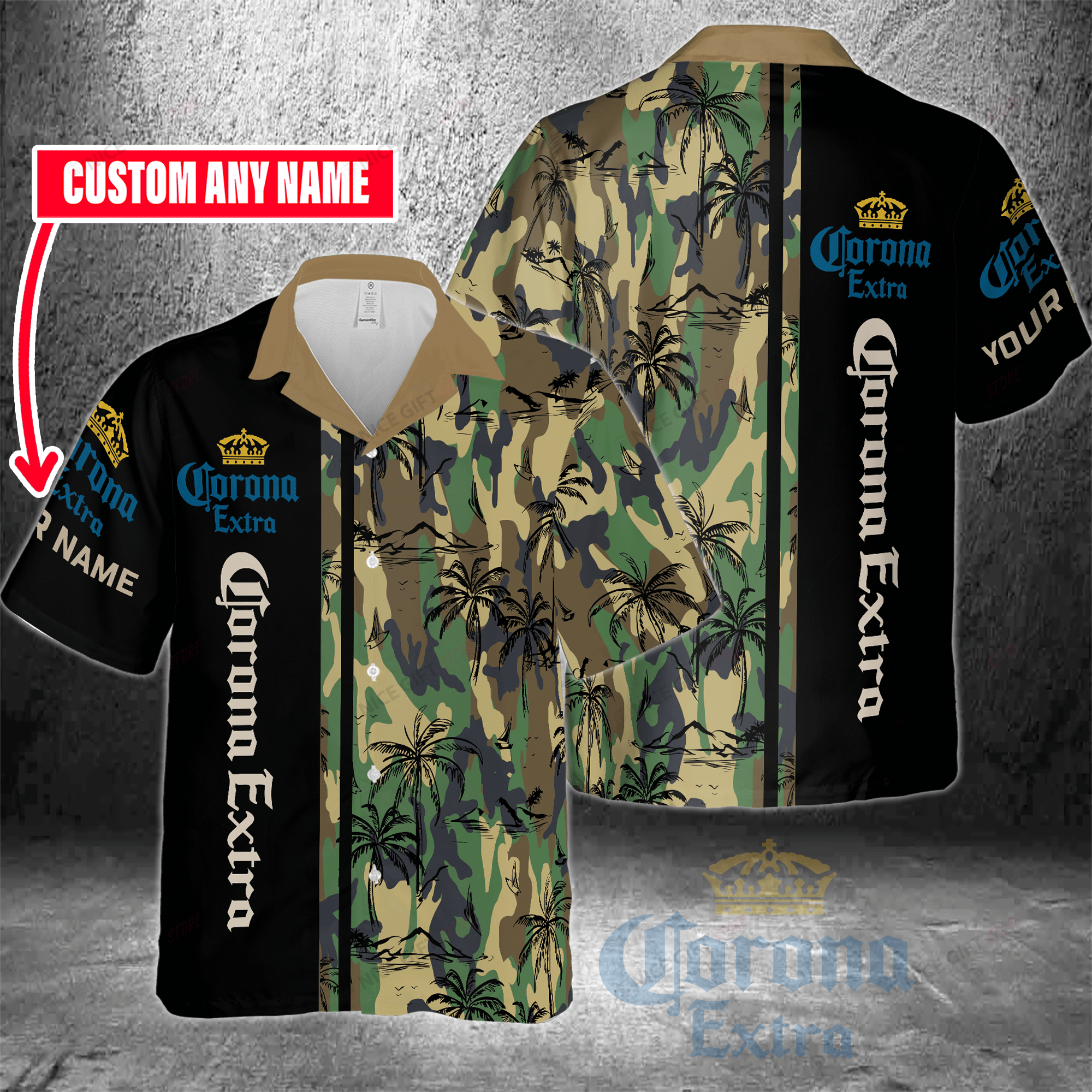 Corona Extra Custom Name Hawaiian Shirt For Men And Women