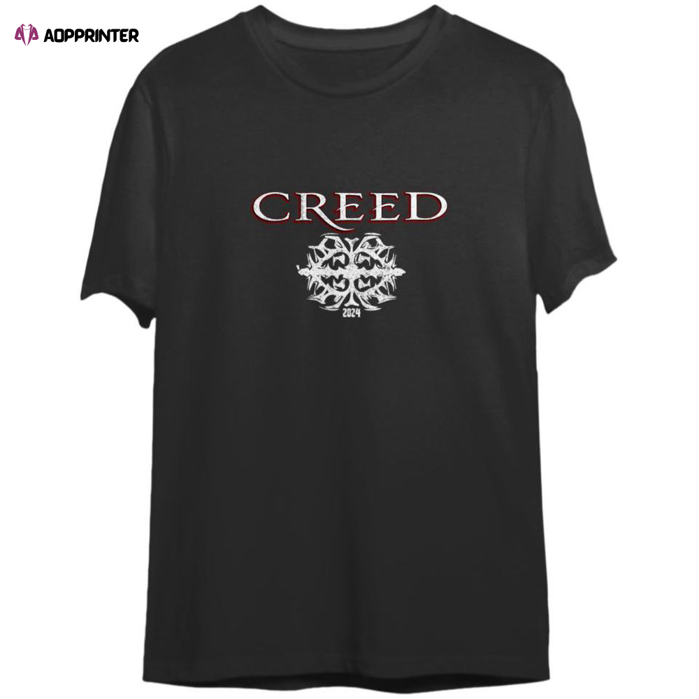 Creed 2024 Tour Summer Of 99 Tour Shirt, Creed Band T-Shirt, For Men And Women