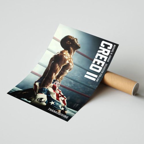 Creed II  – Movie Print Minimalist Movie Poster – Gift For Home Decoration