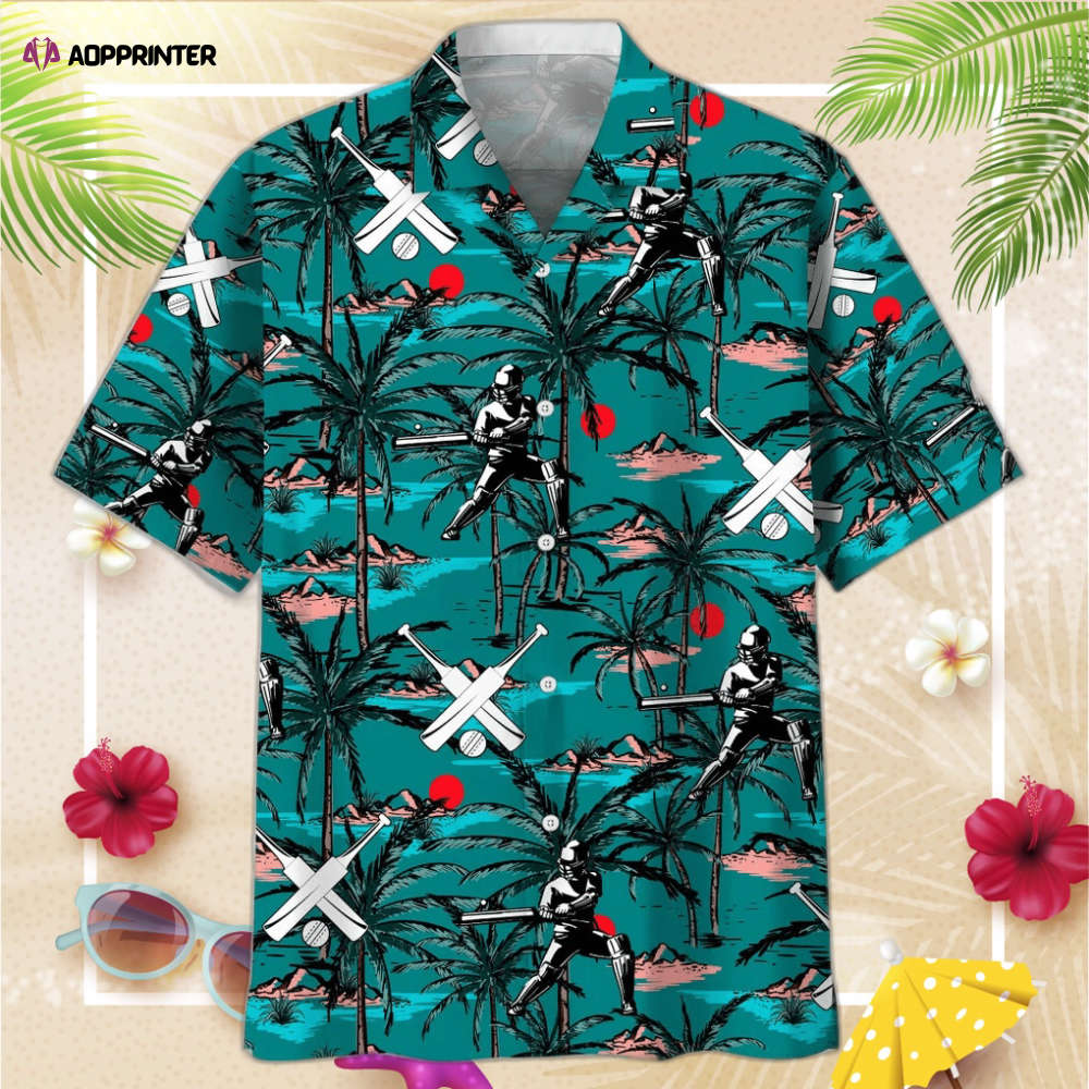 Cricket Vintage Hawaiian Shirt, Gift For Men Women