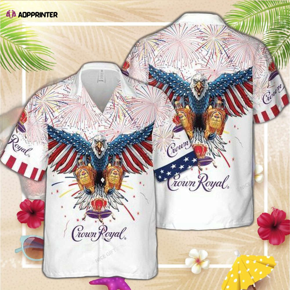 Crown Royal 4th Of July Hawaiian Shirt For Men Women