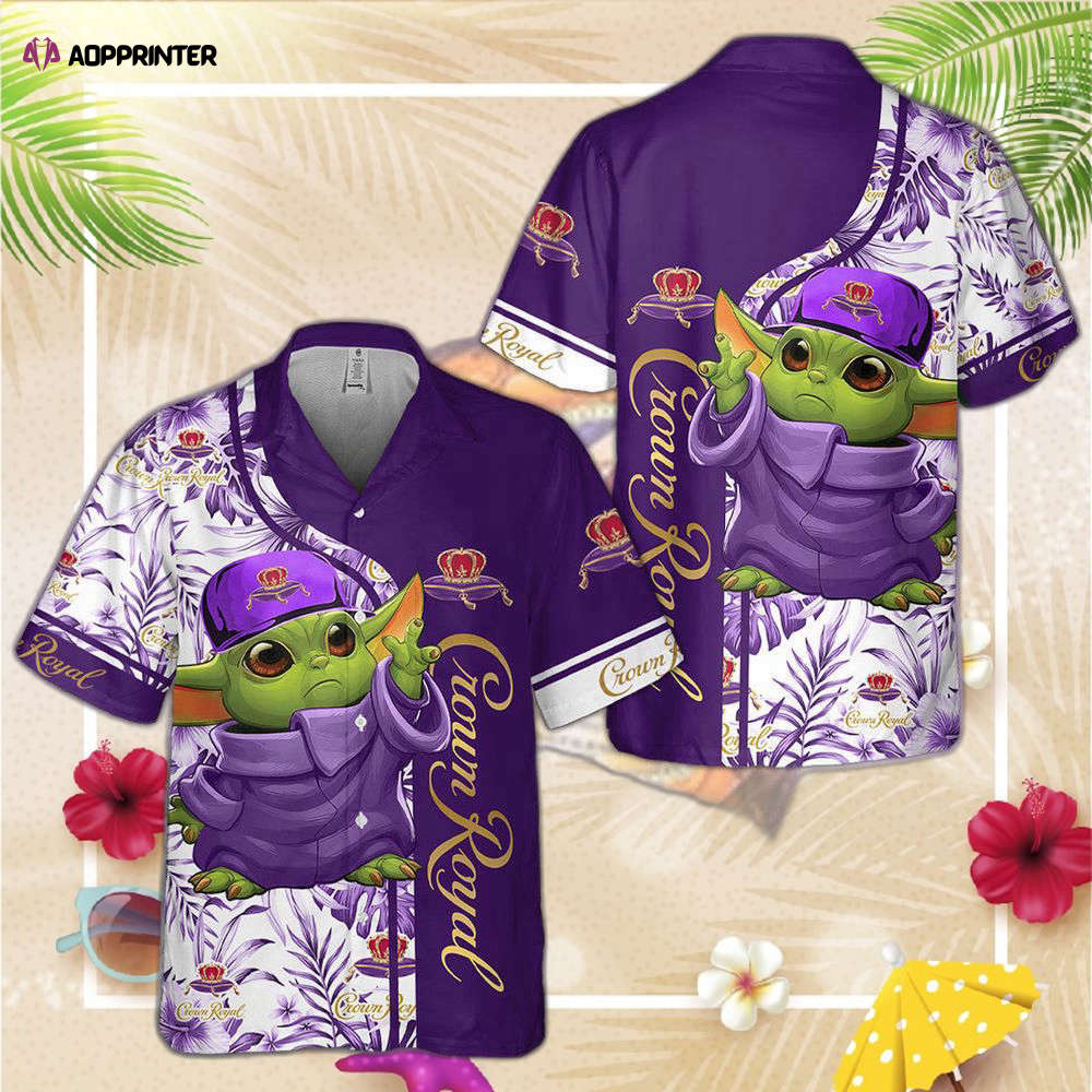 Crown Royal Baby Yoda Hawaiian Shirt For Men And Women