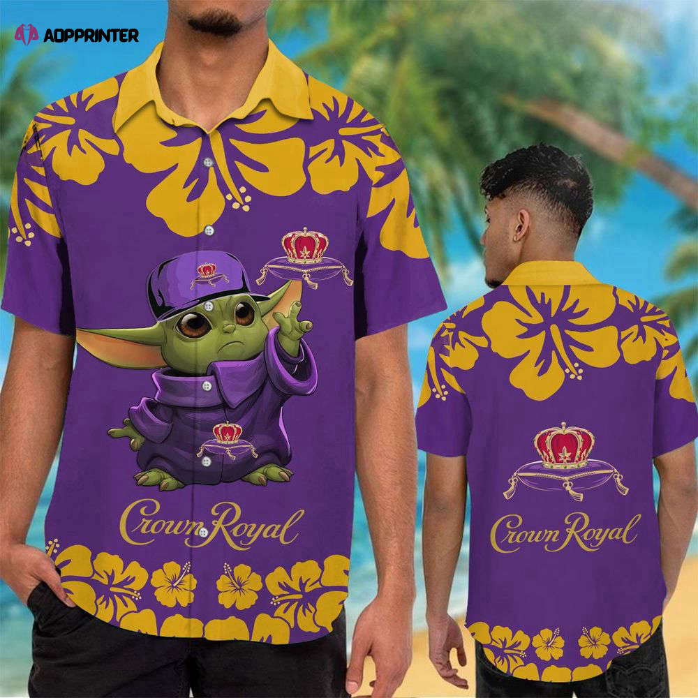 Crown Royal Logo Hawaiian Shirt For Men Women