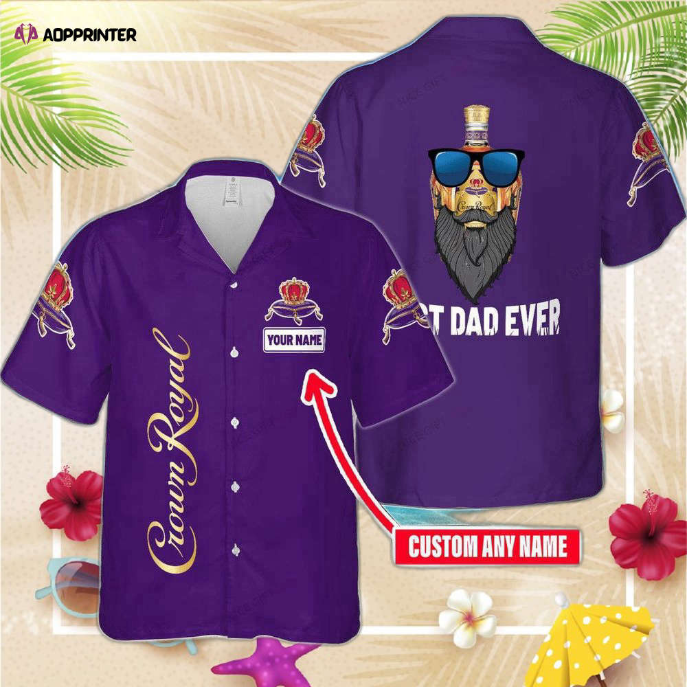 Crown Royal Druncle Custom Name Hawaiian Shirt For Men And Women