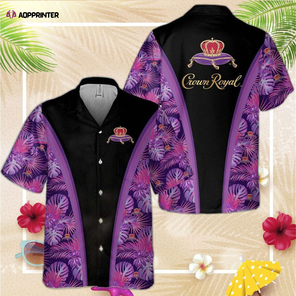 Crown Royal Palm Beach Hawaiian Shirt For Men Women