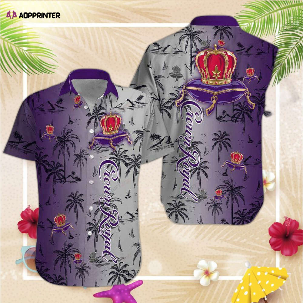 Crown Royal America Flag Yelllow Hawaiian Shirt For Men Women