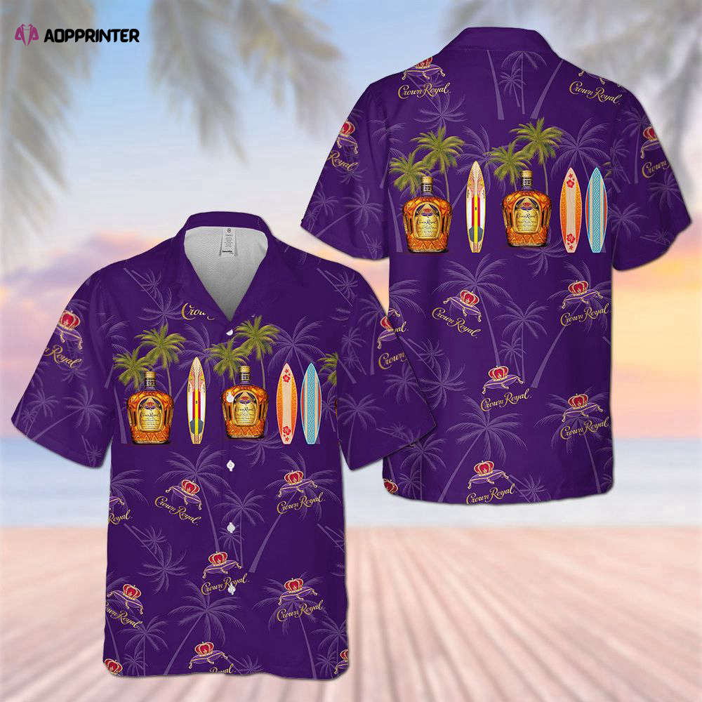 Crown Royal Custom Name Hawaiian Shirt Gift for Men Women Holiday Gift