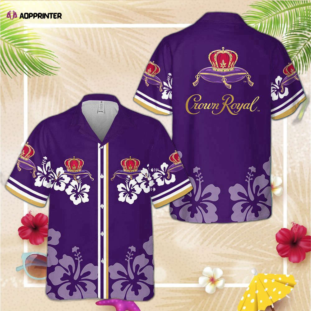 Crown Royal Hibicus Hawaiian Shirt For Men Women