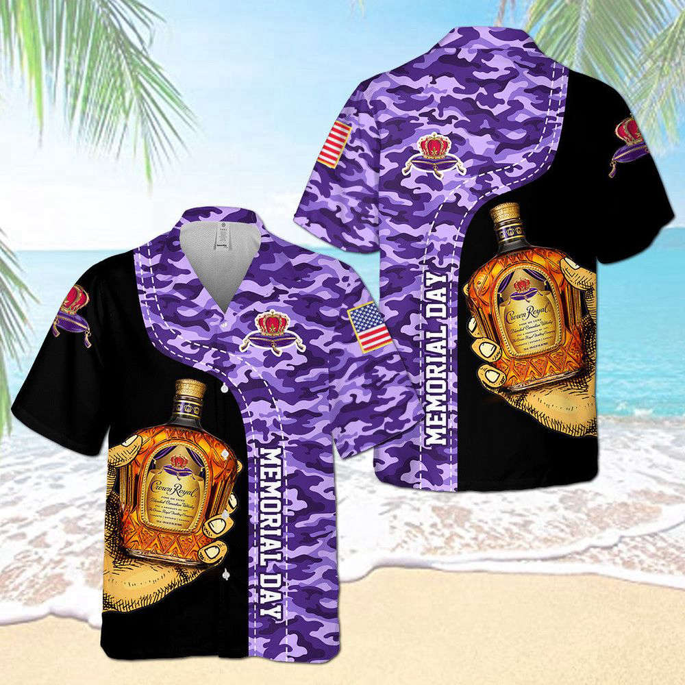 Crown Royal Memorial Day Hawaiian Shirt For Men Women