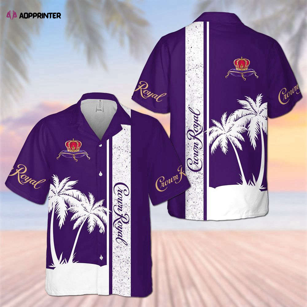 Personalized Crown Royal Hawaiian Shirt Gift for Men Women Holiday Gift