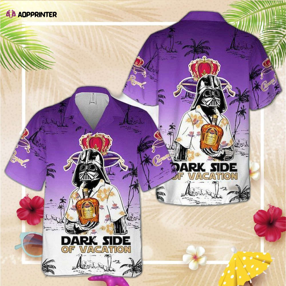 Crown Royal Gradient Purple Hawaiian Shirt For Men Women