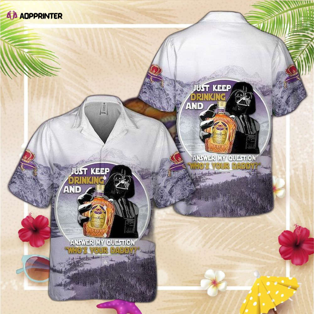 Dark Tropical Crown Royal Hawaiian Shirt For Men Women