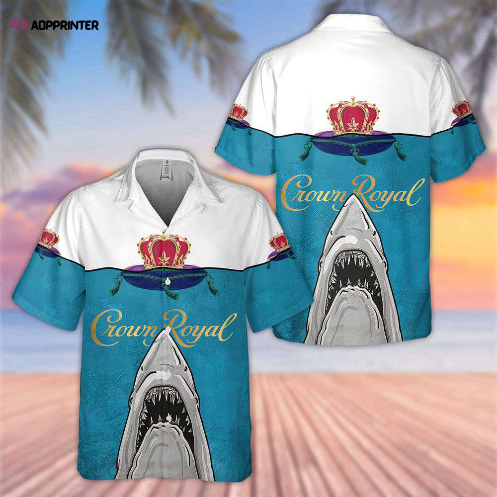 Crown Royal Shark Hawaiian Shirt For Men Women