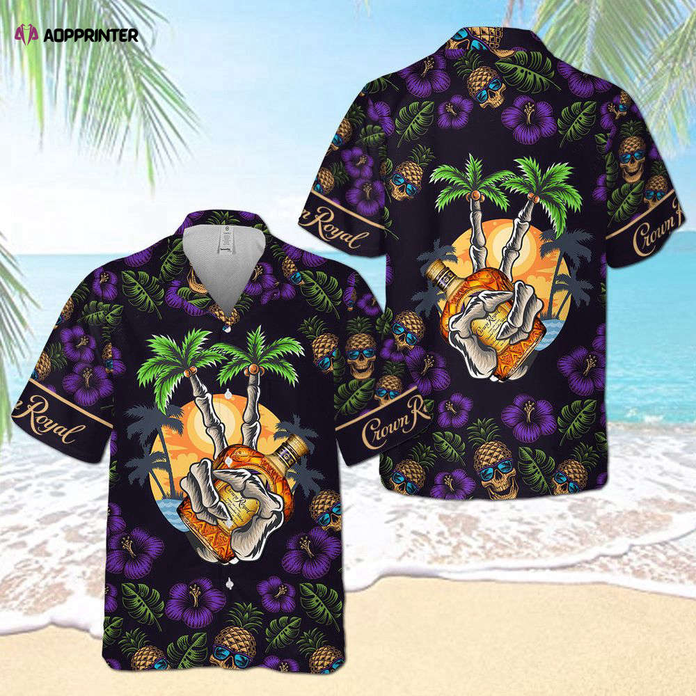 Crown Royal The Simpson Hawaiian Shirt For Men Women