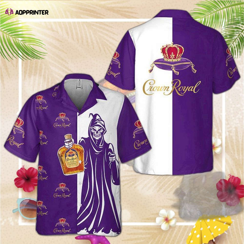 Crown Royal American Flag Hawaiian Shirt For Men Women