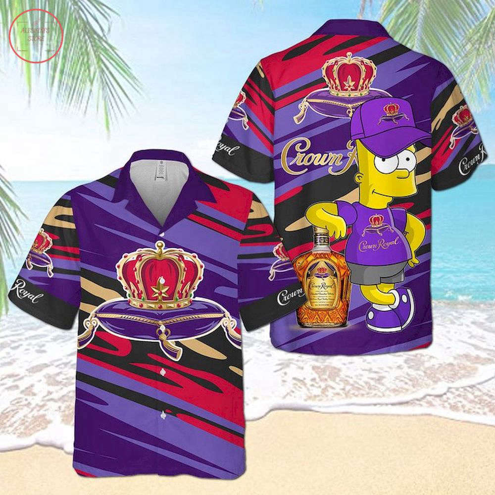 Crown Royal The Simpson Hawaiian Shirt For Men Women