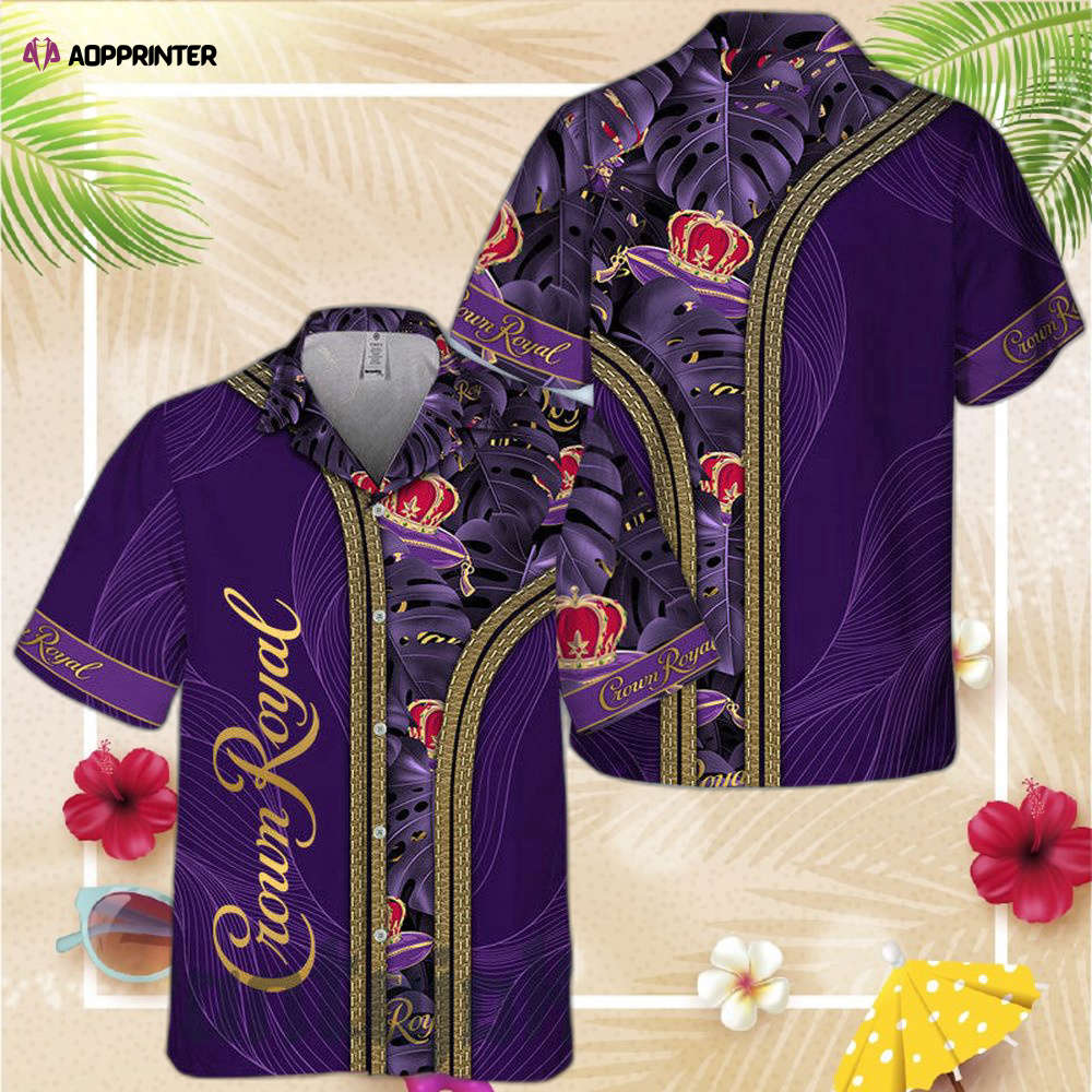 Crown Royal Beach Wave Sand Hawaiian Shirt For Men Women