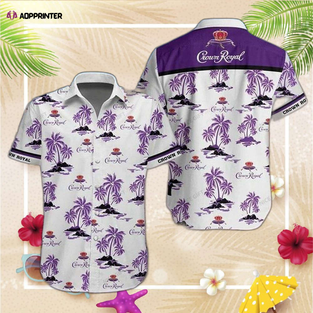 Crown Royal Tropical Monstera Hawaiian Shirt For Men Women