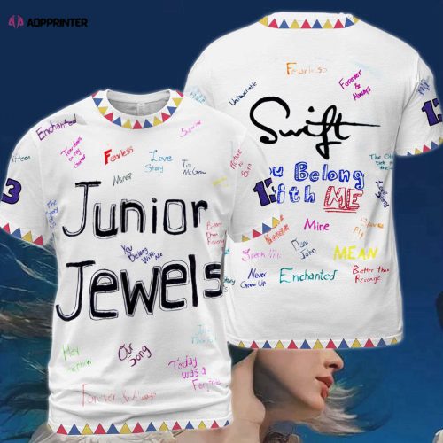 Custom Name & Number Taylor Swiftr Shirt Junior Jewels You Belong with Me Outfit