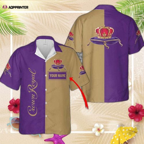 Crown Royal Hibicus Hawaiian Shirt For Men Women