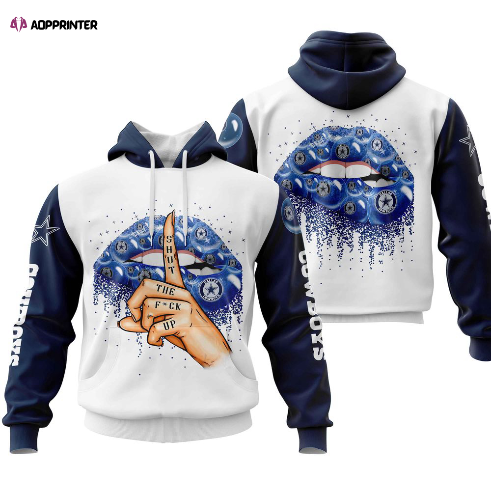 Dallas Cowboys Lips Hoodie, Gift For Men And Women