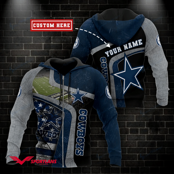 Dallas Cowboys NFL Personalized 3D Hoodie, Best Gift For Men And Women