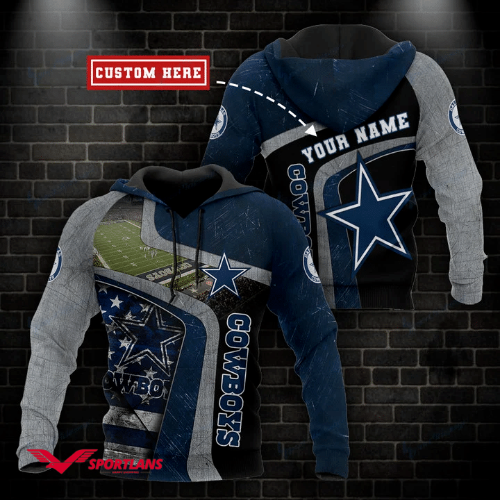 Dallas Cowboys NFL Personalized 3D Hoodie, Best Gift For Men And Women