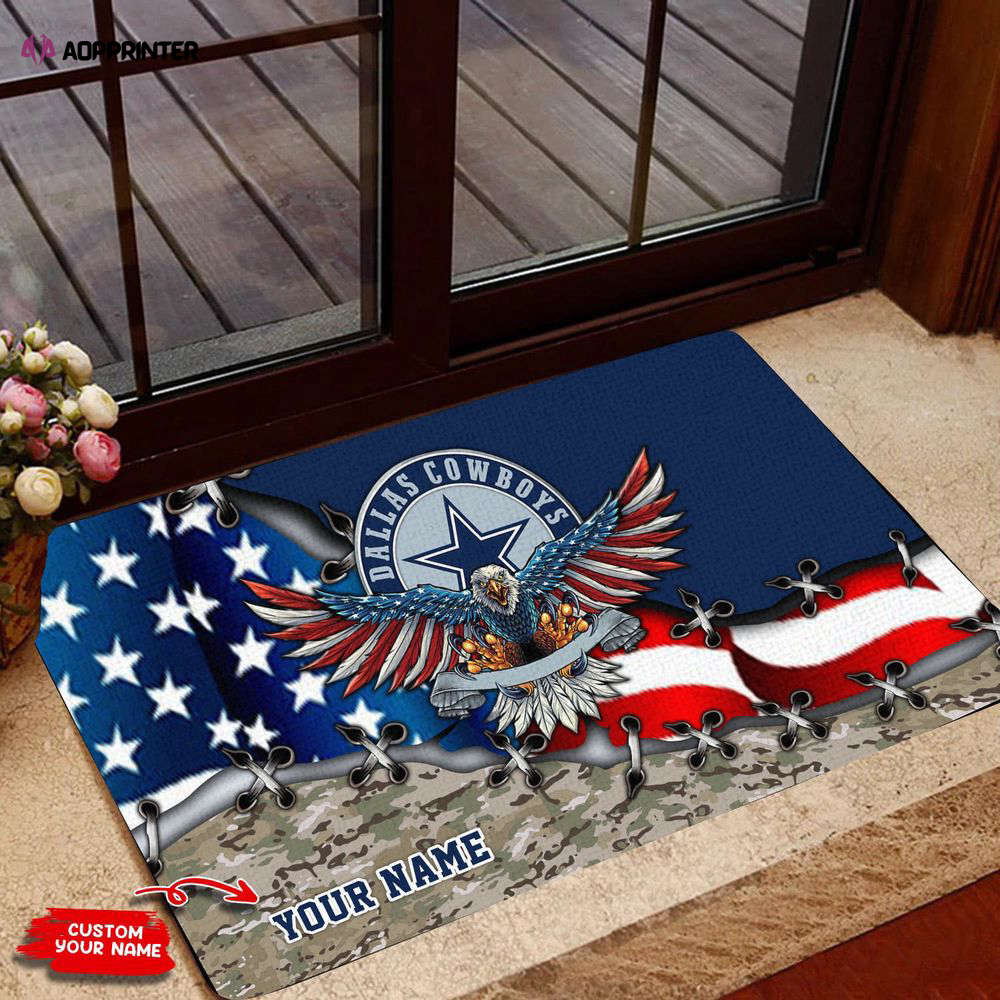 New England Patriots Personalized Doormat, Best Gift For Home Decor