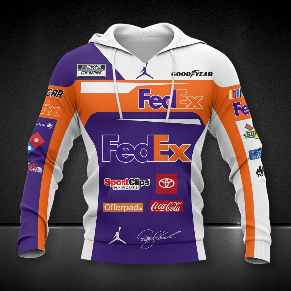 Denny Hamlin – Joe Gibbs Racing Printing Hoodie, For Men And Women