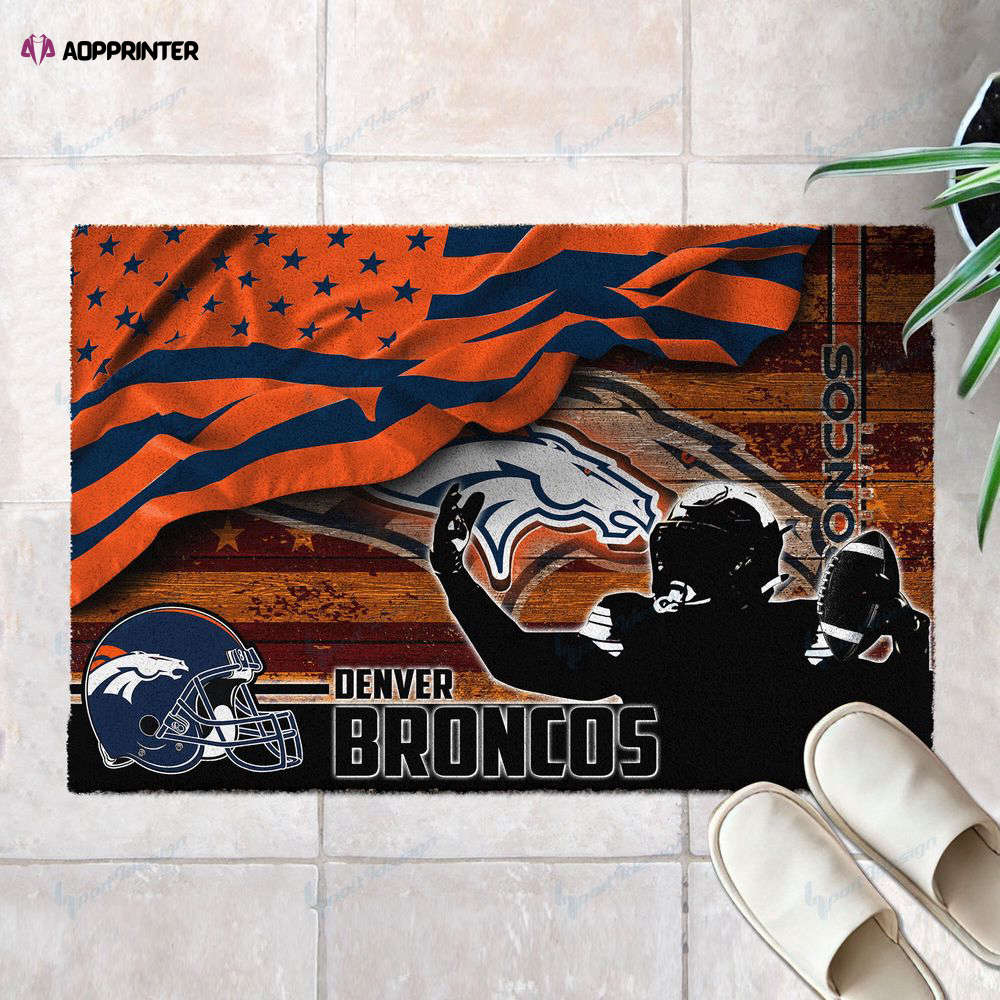 Denver Broncos Doormat, Best Gift For Home Decor