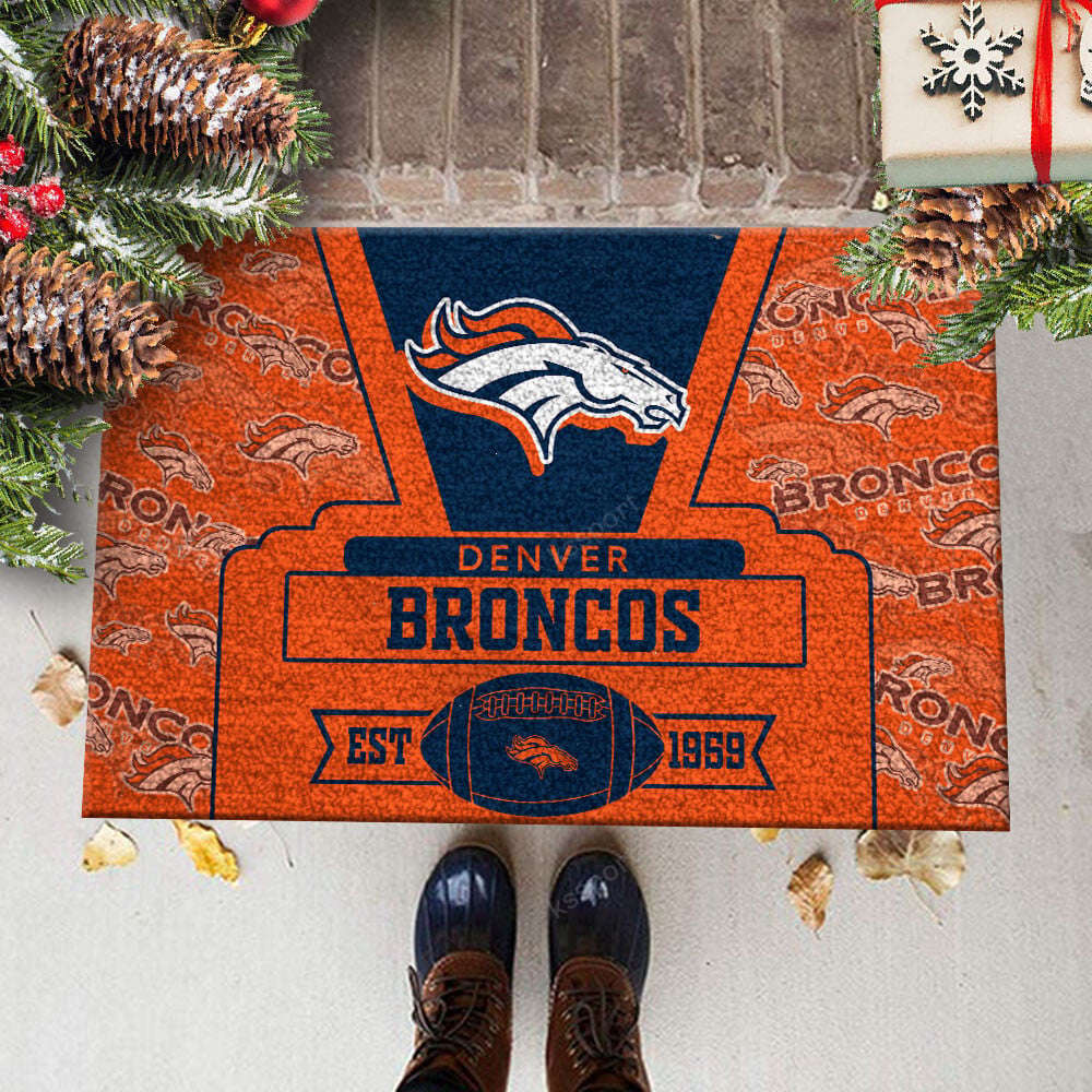 Denver Broncos  Doormat, Best Gift For Home Decor