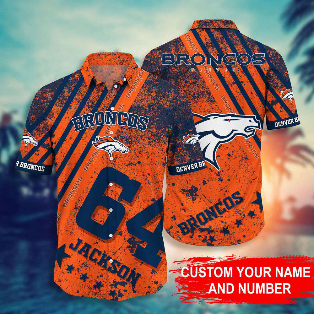 Denver Broncos NFL-Personalized Hawaii Shirt Style Hot Trending