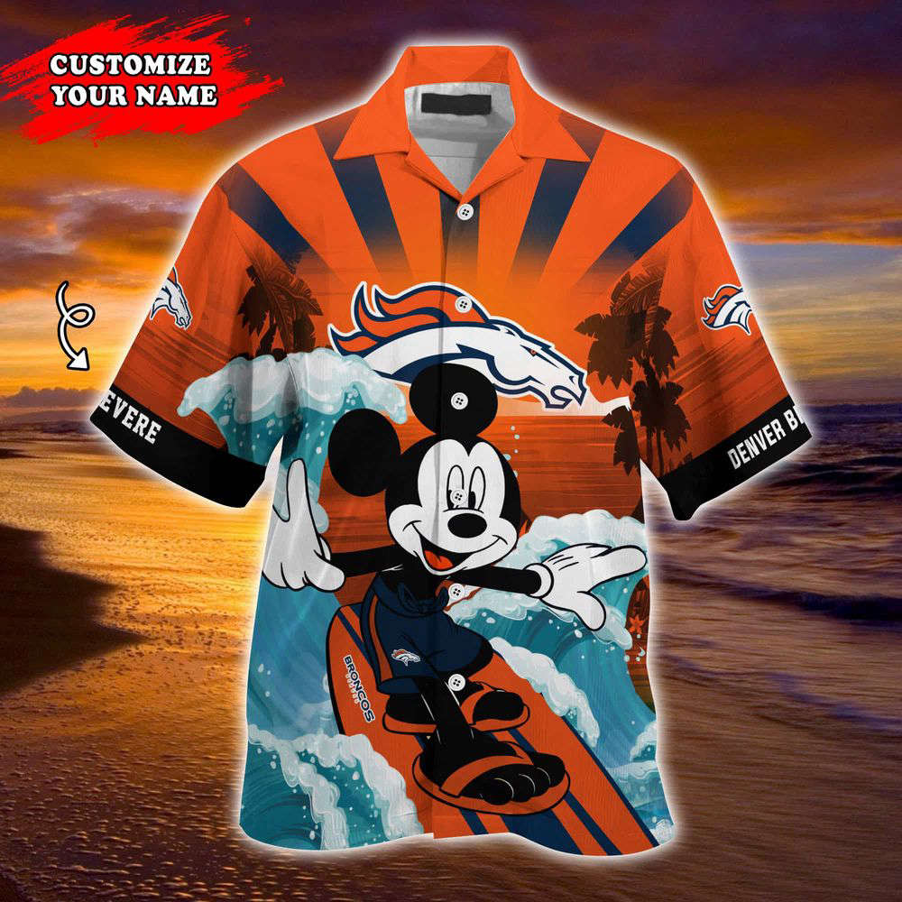 Denver Broncos NFL-Summer Customized Hawaii Shirt For Sports Fans