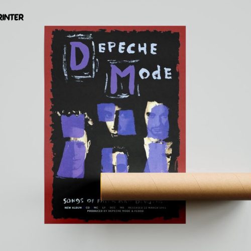 Depeche Mode Band Poster, Music Poster, Best Gift For Home Decoration
