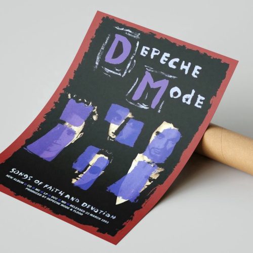 Depeche Mode Band Poster, Music Poster, Best Gift For Home Decoration