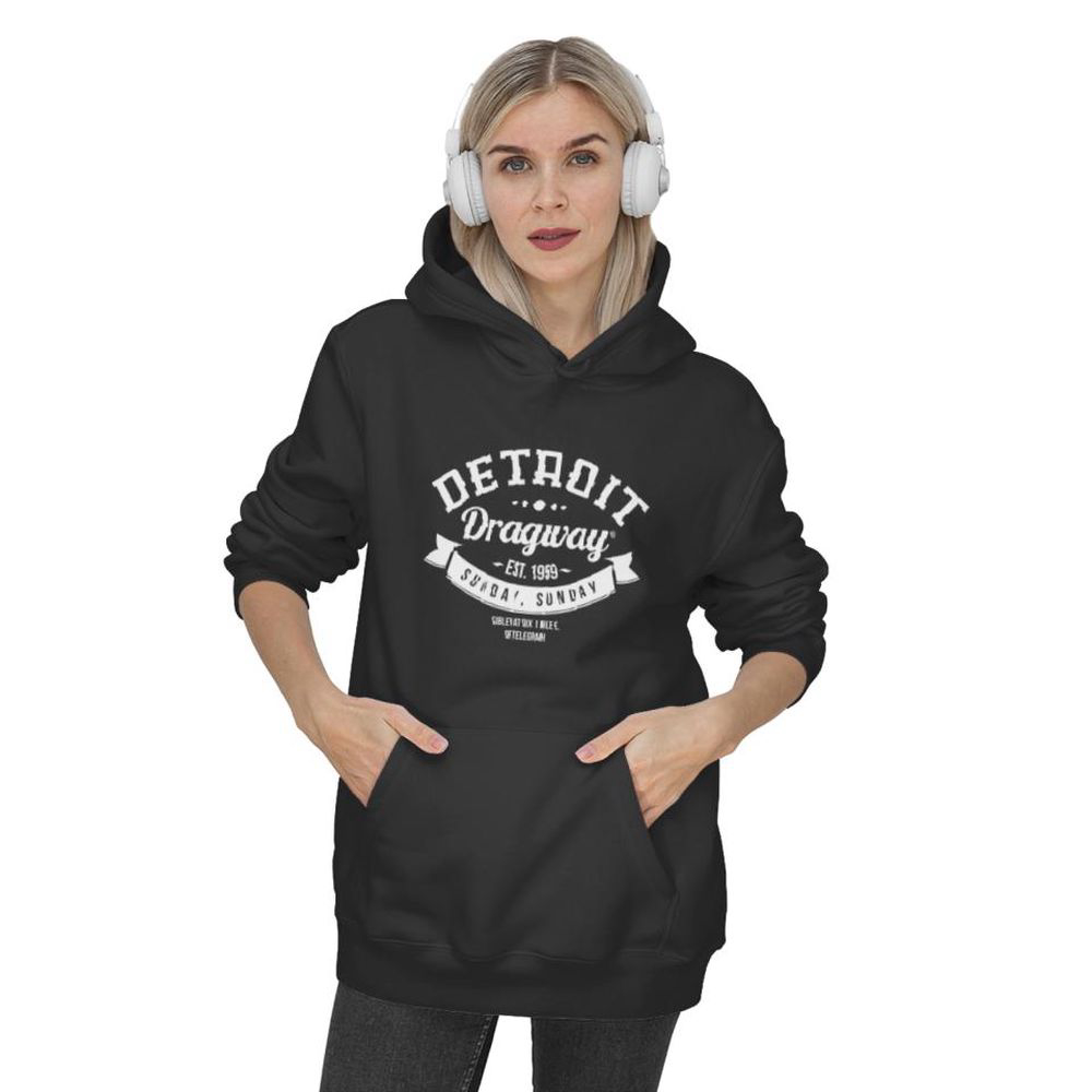 Detroit Dragway Sunday Sunday Hoodie, Gift For Men And Women
