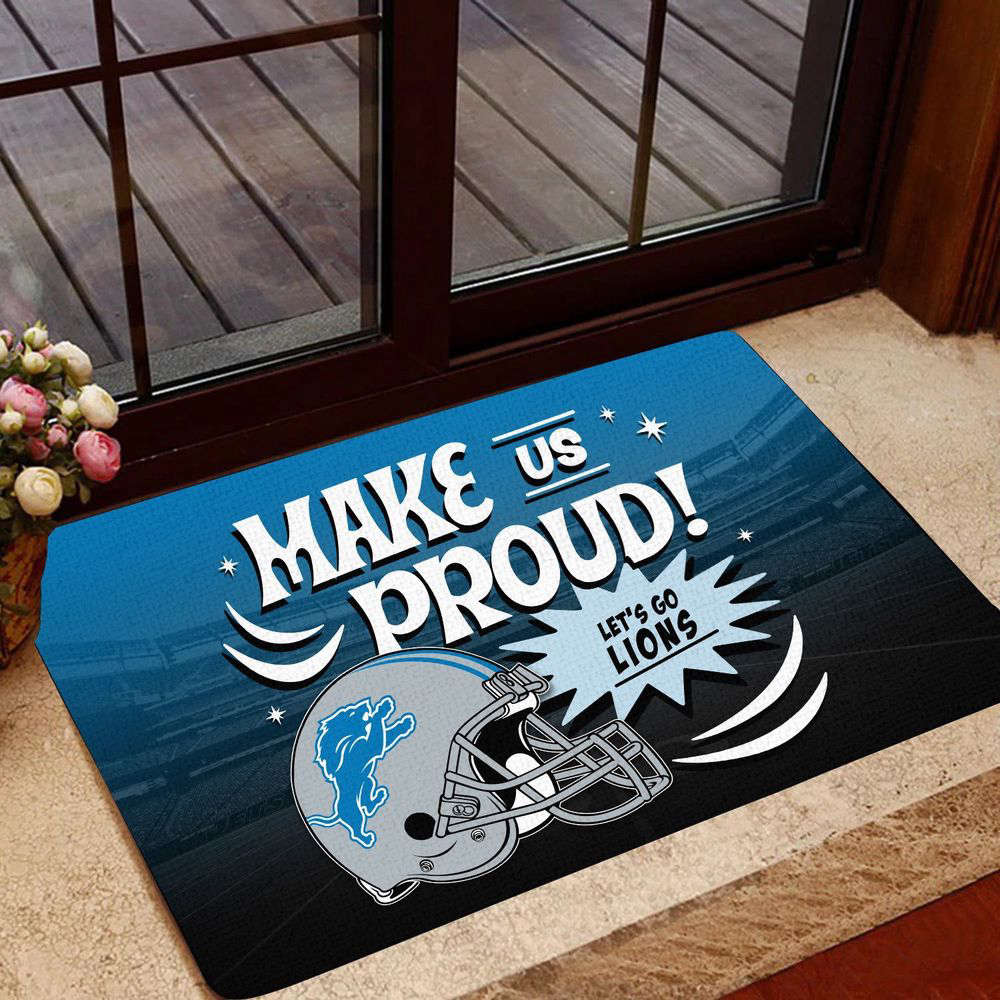 Detroit Lions Doormat, Gift For Home Decor