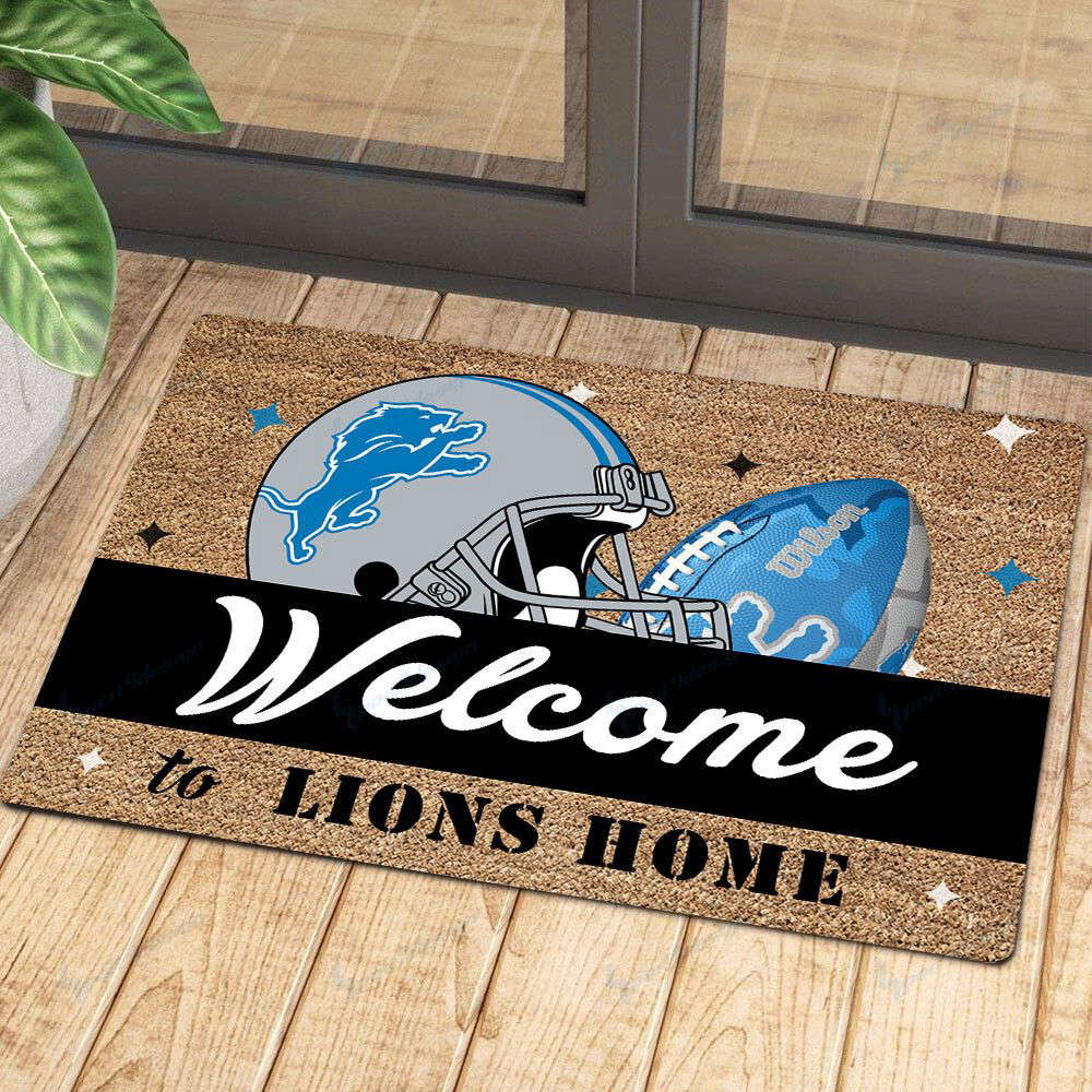 Detroit Lions Doormat, Gift For Home Decor