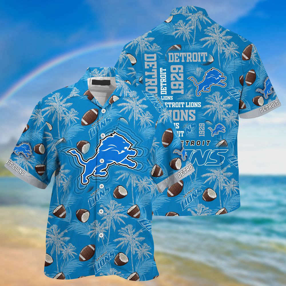 Detroit Lions NFL-Hawaii Shirt New Gift For Summer