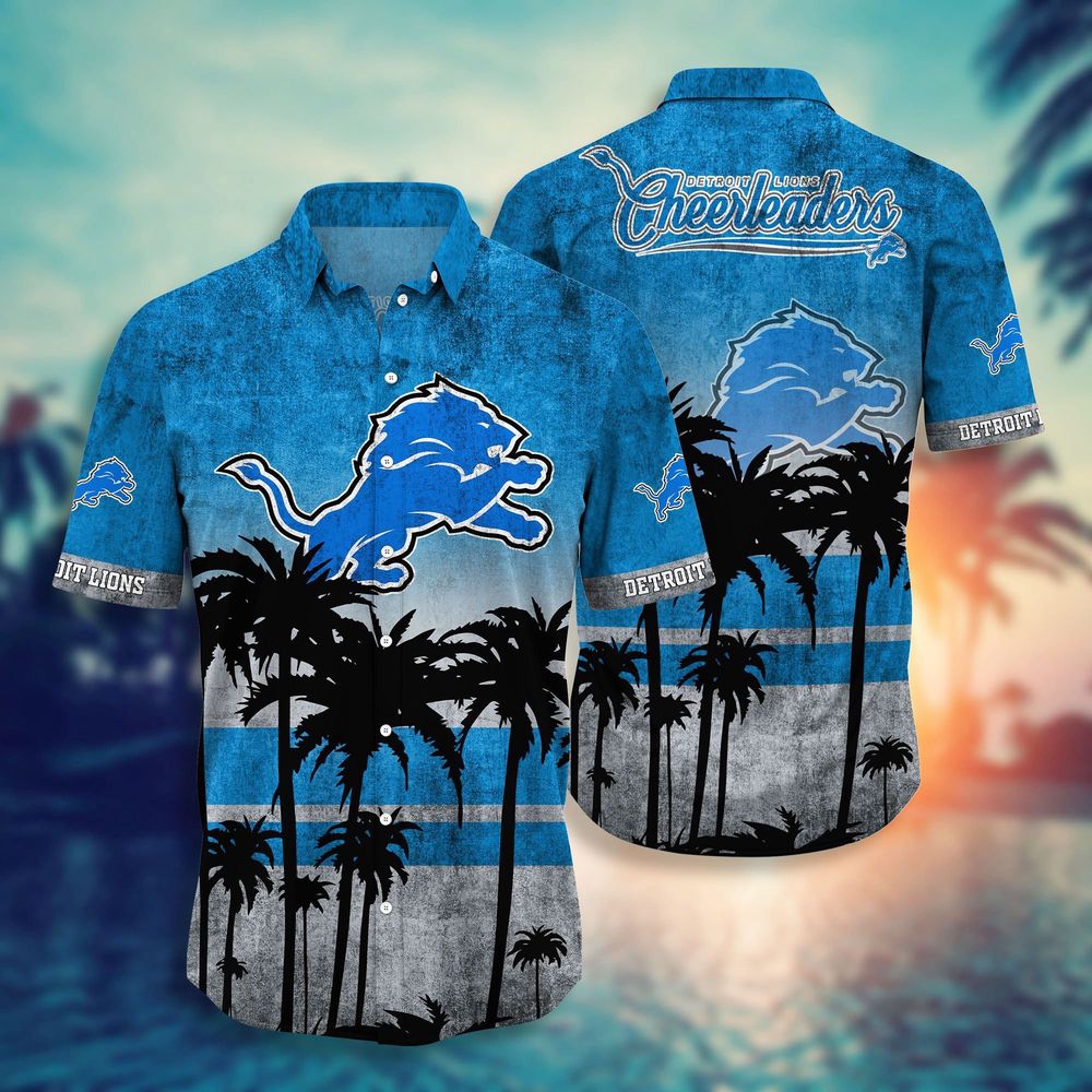 Detroit Lions NFL-Hawaii Shirt Short Style Hot Trending Summer  For Men And Women