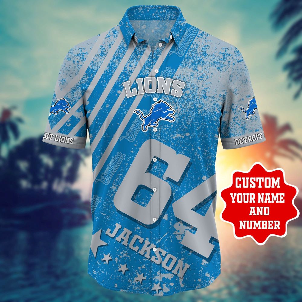 Detroit Lions NFL-Personalized Hawaii Shirt Style Hot Trending