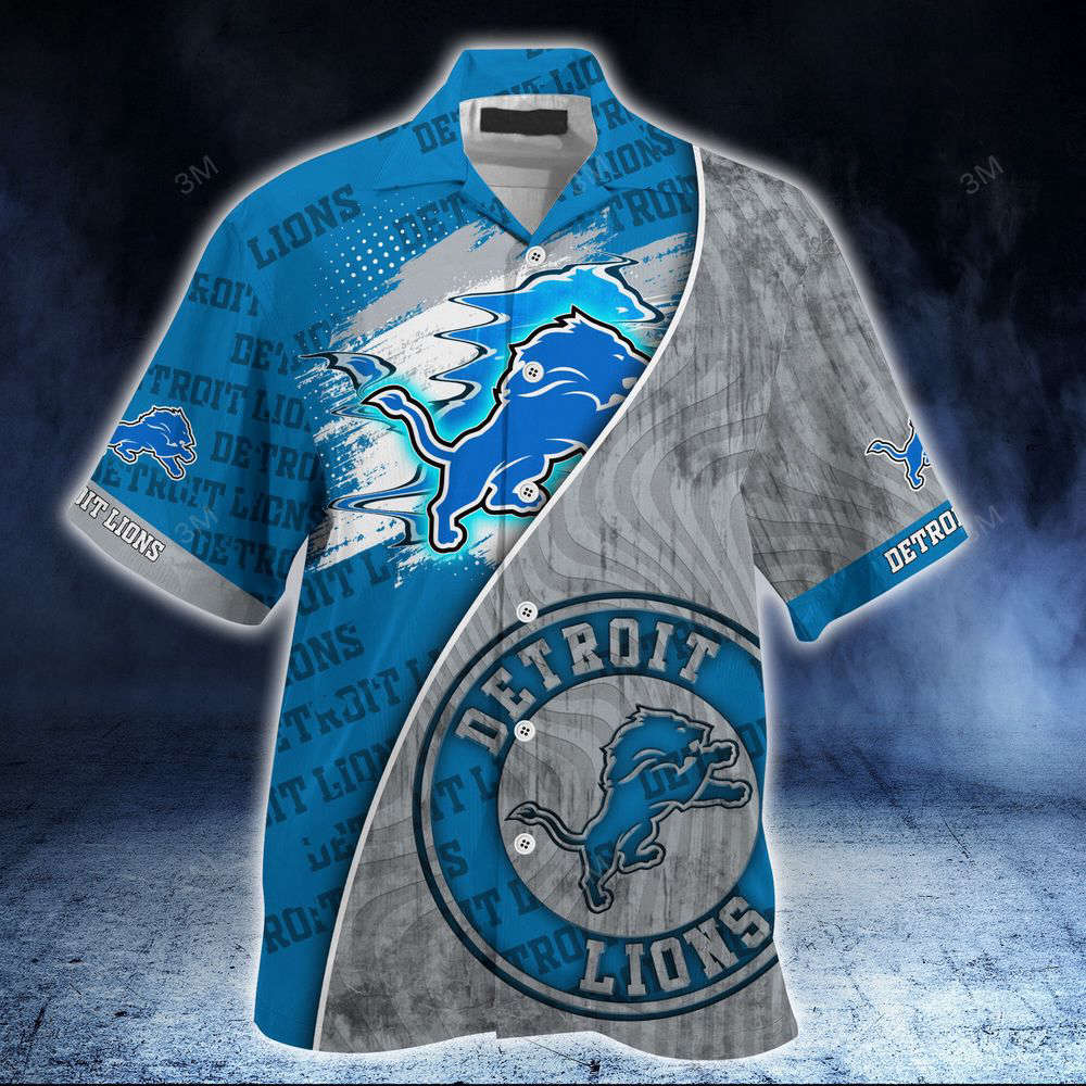 Detroit Lions NFL-Summer Hawaii Shirt And Shorts New Trend For This Season