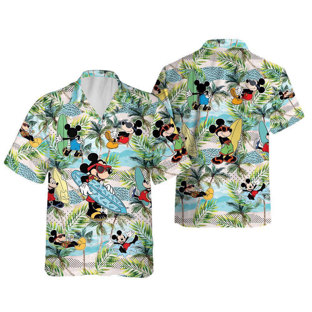 Disney Beach Mickey Hawaiian Shirt, For Men Women, Mickey