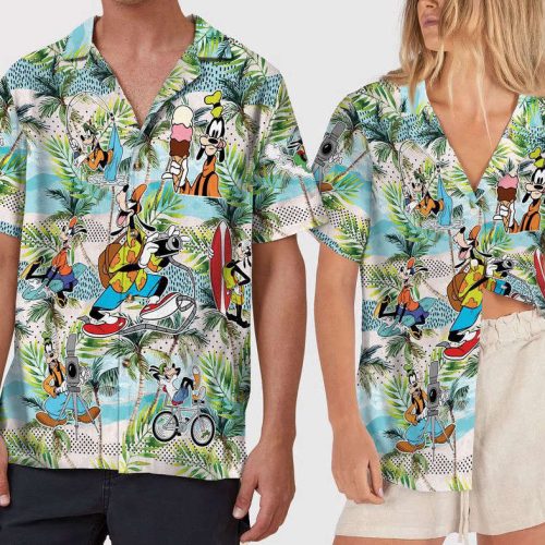 Disney Goofy Hawaiian Shirt, Disneyland Beach Hawaii, For Men Women Shirt, For Men Women