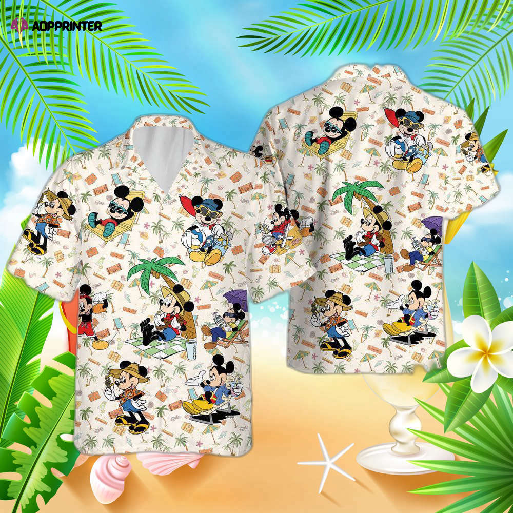 Donald Duck Hawaiian Shirt, Disney Aloha Donald Duck, For Men Women