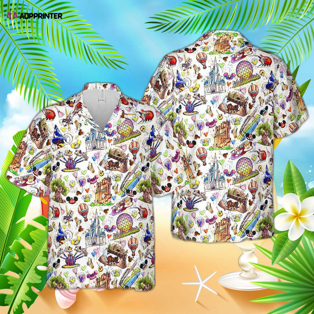 Mickey and Friends Hawaiian Shirt, Disneyland Hawaii Shirt, For Men Women