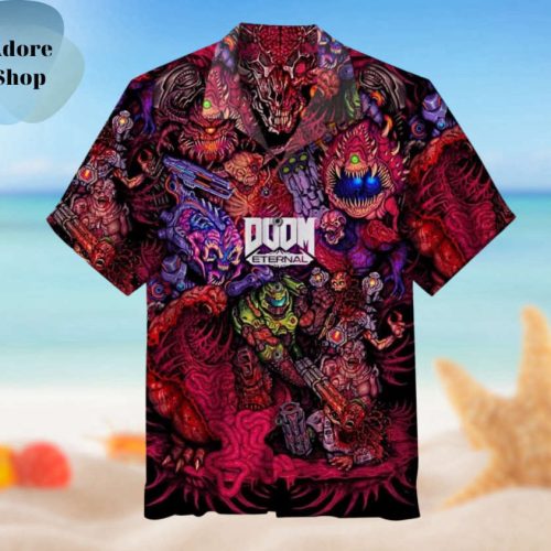 Doom Hawaiian Shirt, Vintage Hawaiian Shirt, Perfect Gift For Dad