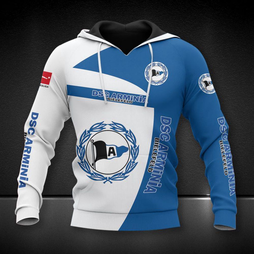 DSC Arminia Bielefeld Printing Hoodie, For Men And Women