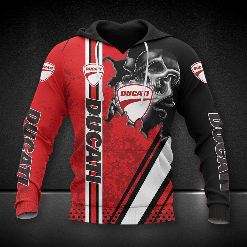 Ducati Printing Hoodie, For Men And Women